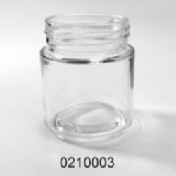 Clear Glass Food Jar - 0210003