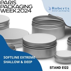Roberts Metal Packaging Set For Paris Packaging Week 2024
