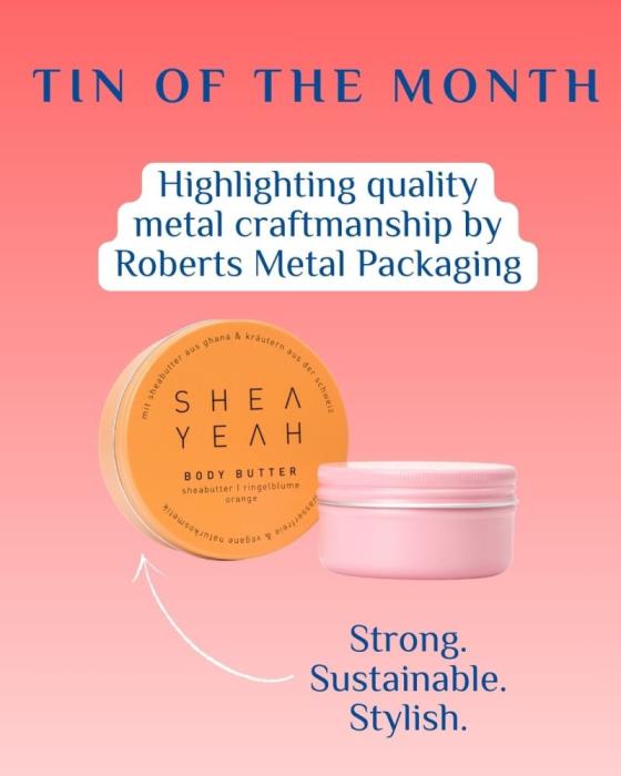 Tin of the month: Shea Yeah