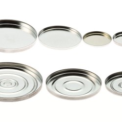 Round Metal Godets