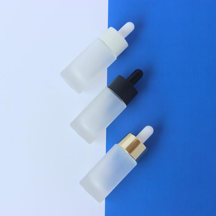 flush shoulder skincare glass bottle pipette bottle