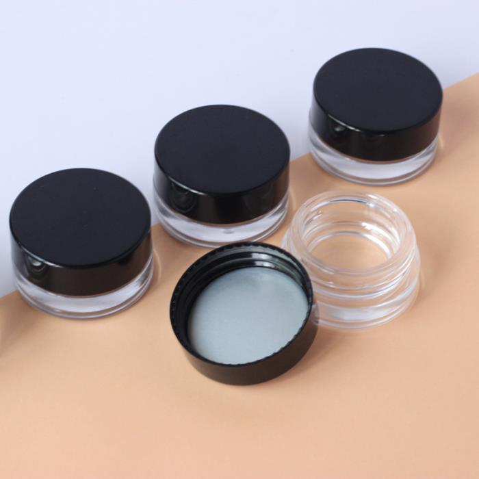 5g mini clear glass jar