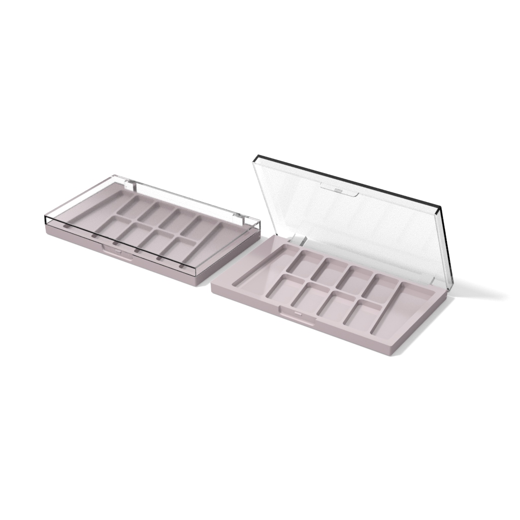 Rectangle Compact with Clear Lid P-001598