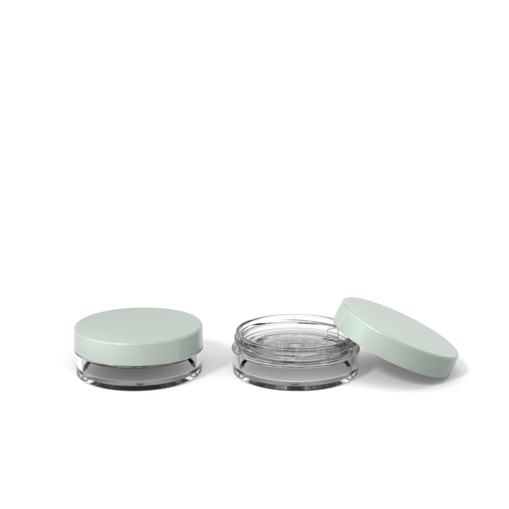Round Jar with Sifter P-001631