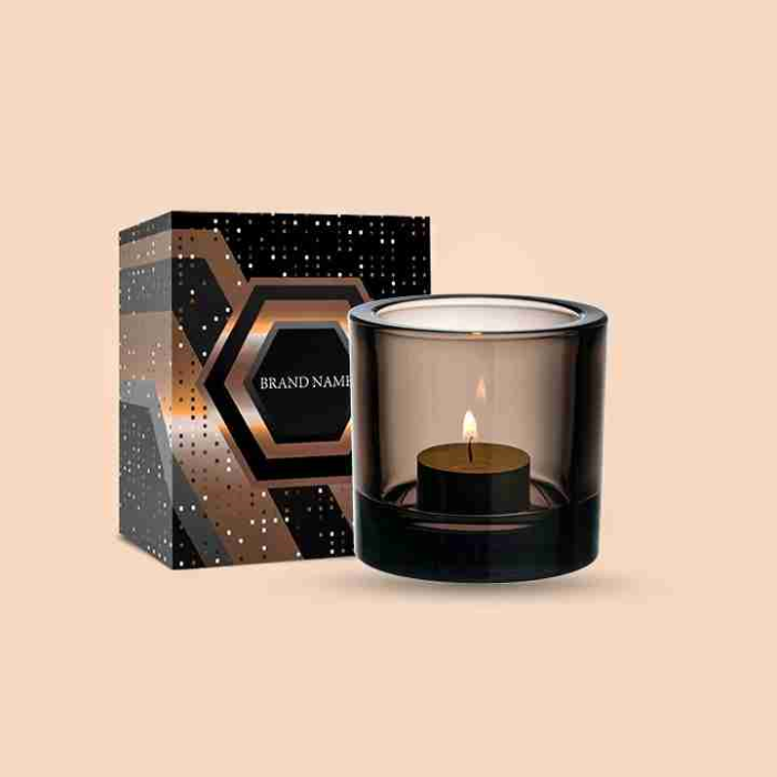 Bi-functional candle boxes with inserts
