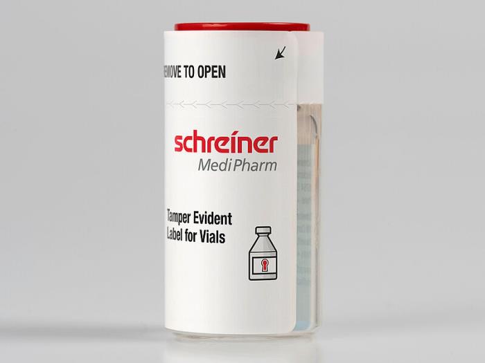 New security label from Schreiner MediPharm provides tamper evidence on vials