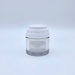 50g Airless Glass Refillable Jar