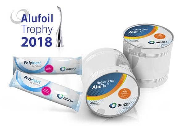 Developments in packaging sustainability and efficiency secure Amcor two 2018 Alufoil Trophies