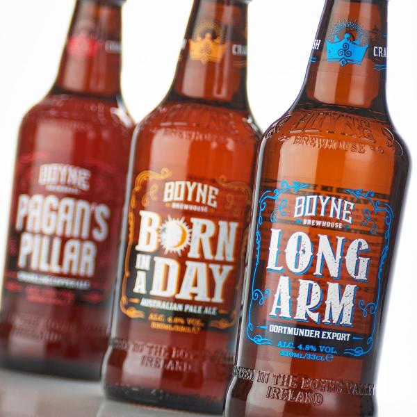 Beatson bottles for Boyne Brewhouse