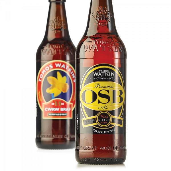 Flexible embossing option for Tomos Watkin Ales