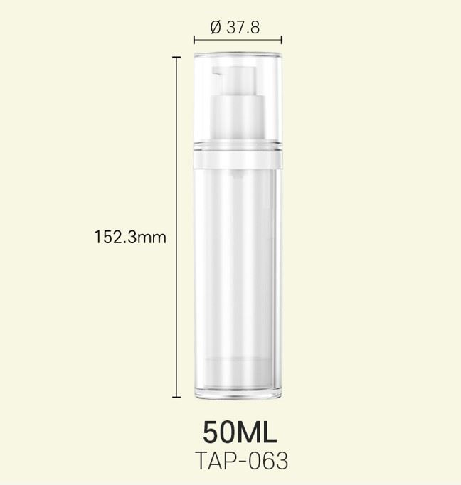 100% PP Mono Essence Refillable Airless (50ml)