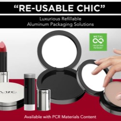 Re-usable chic: Luxurious refillable aluminum packaging solutions