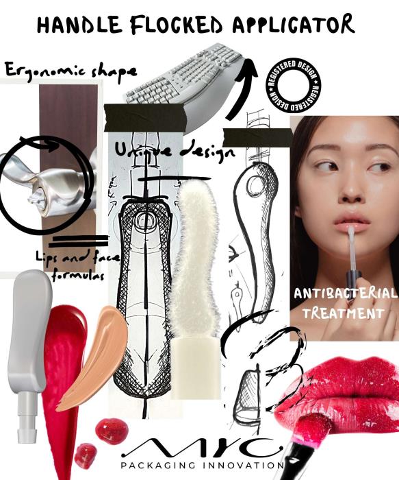 MYCs handle applicator: A multi-benefit make-up tool with exclusive antibacterial treatment