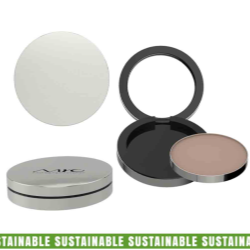 Round Magnetic Refillable Aluminum Compact D59 - RC8809C 