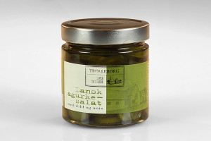 Exclusive line glass jars for exclusive products from Samsø Syltefabrik