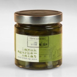 Exclusive line glass jars for exclusive products from Samsø Syltefabrik