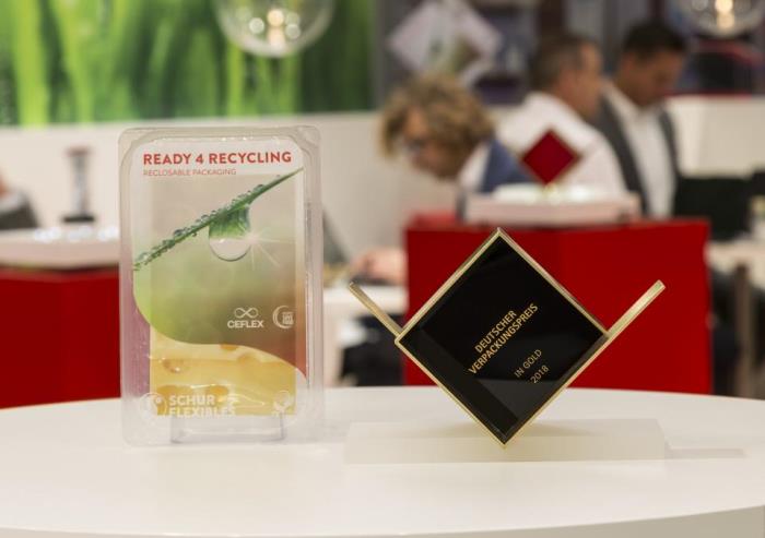 German packaging award in Gold for FlexiClose(re)