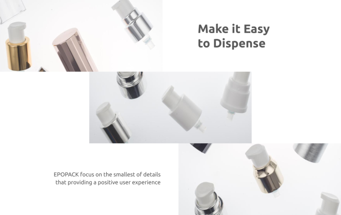 Easy dispensing with innovative upspring system pumps