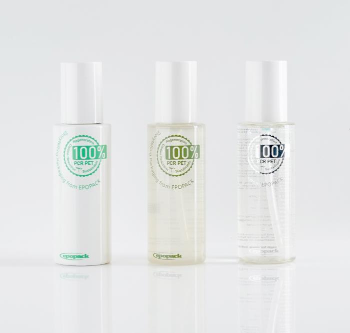 100% luxury. 100% PCR PET
