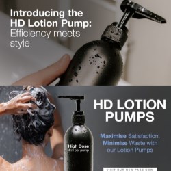 HD (High Dose) Lotion Pump: Efficiency meets style