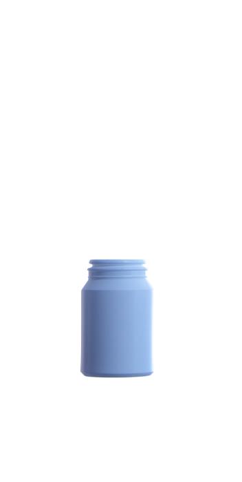 100ml White HDPE Duma Standard Container, 43mm Neck