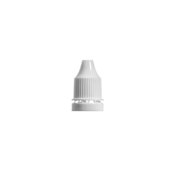 14mm White HDPE TE Dropper Bottle Cap, to suit 10ml and 15ml Dropper Bottle