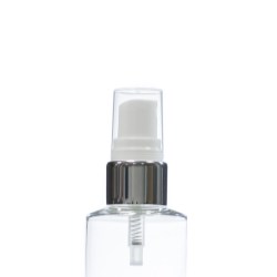 20/410 White Atomiser with Gloss Silver Collar, Diptube 135mm FBOG