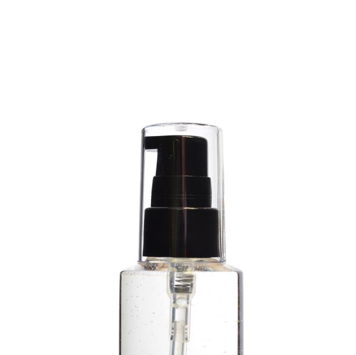 20/410 Black Smooth Treatment Pump with Clear Overcap, Diptube 120mm FBOG