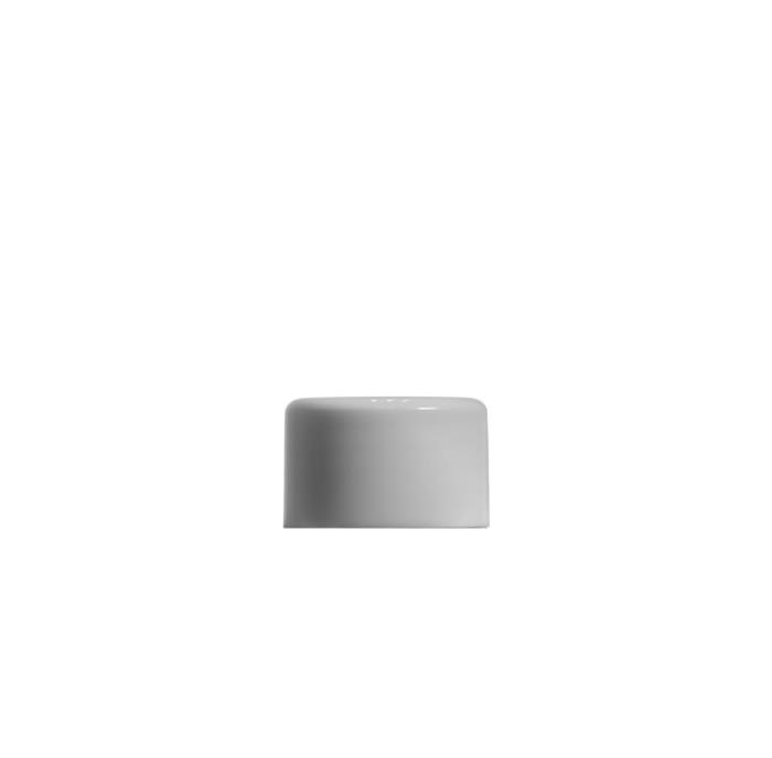 24/410 White PP Smooth Screw Cap, EPE Lined