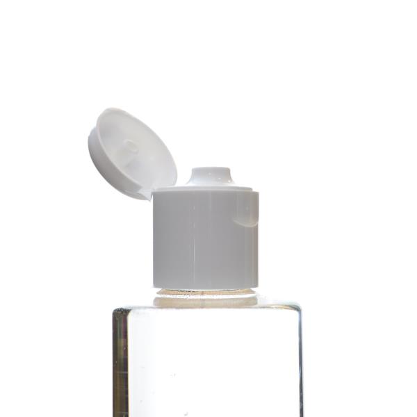 24/415 White PP Smooth Flip Top, 3mm Orifice