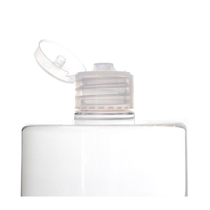 28/410 Natural PP Smooth Flip Top, 6mm Orifice