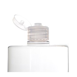 28/410 Natural PP Smooth Flip Top, 6mm Orifice