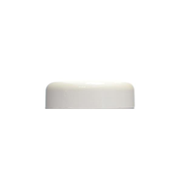 38mm White PP Domed Lid, Boreseal