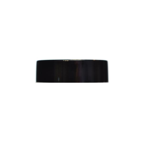 38mm Black PP Flat Cap, Boreseal