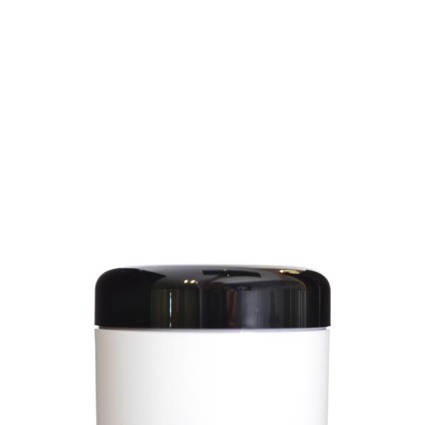 56mm Black SAN Domed Cap, EPE Lined