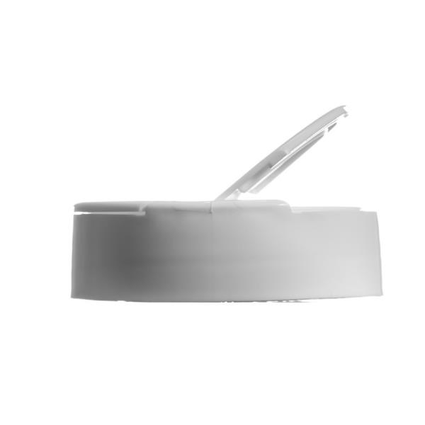 63mm White PP Flapper Cap, IHS Lined