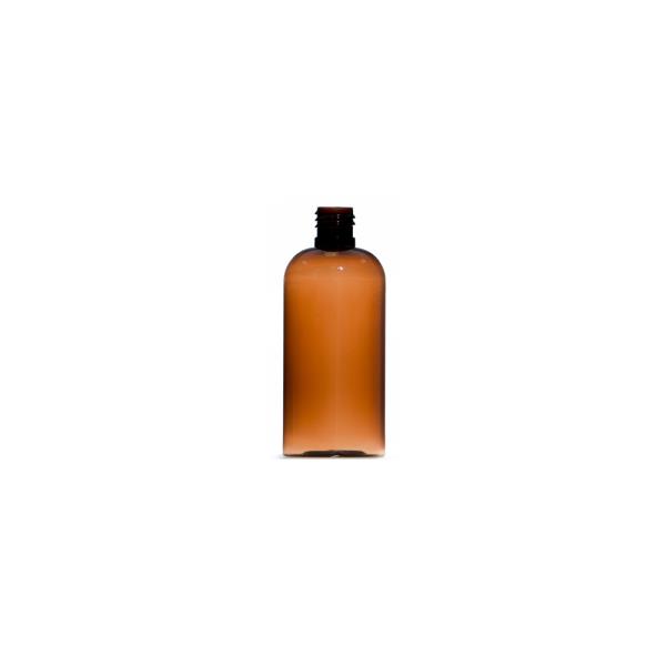 150ml Amber PETG Boston Round Bottle, 20/415 Neck
