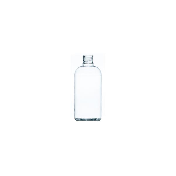 150ml Clear PETG Boston Round Bottle, 20/415 Neck
