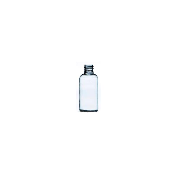 50ml Clear PETG Boston Round Bottle, 18/415 Neck