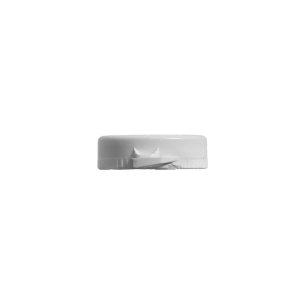 49mm White LDPE Snap Secure E Cap