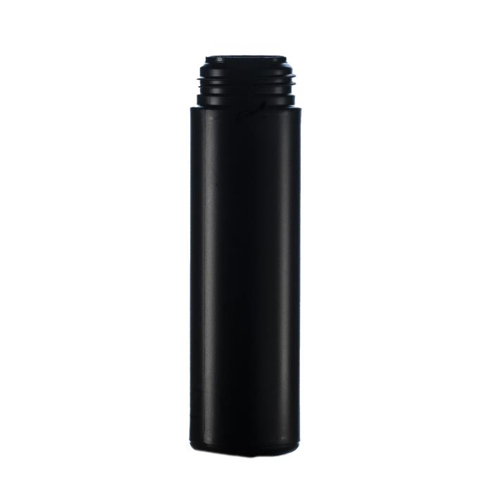 200ml Black HDPE Cylindrical Foamer Bottle, 43mm Neck
