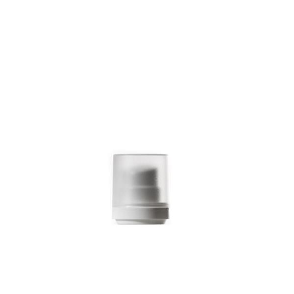 0.5 Gloss White Mezzo Pump and Collar with CB3-44 Matt Natural Cap