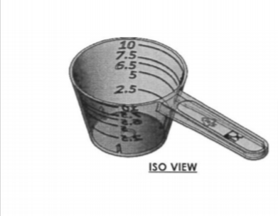 10ml Natural PP Measuring Scoop with Graduations, Stackable