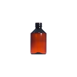 200ml Amber PET Pharma Veral, 28mm ROPP Neck