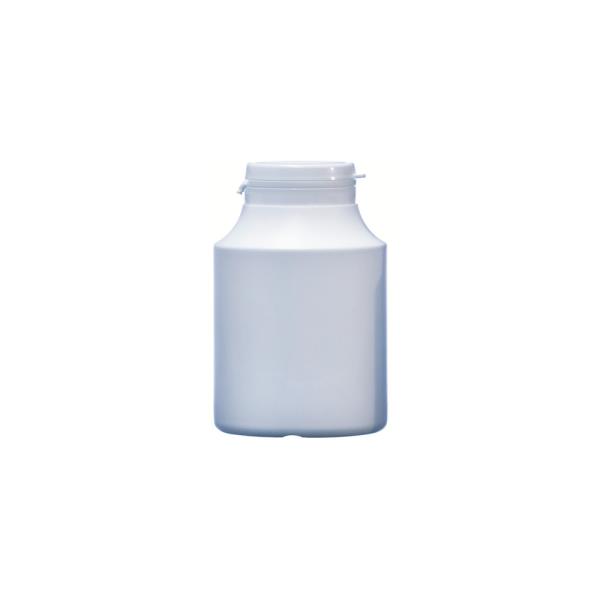 250ml White HDPE Pharma Secure Container, 43mm Snap-on Neck