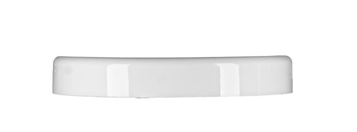 100/400 Glossy White PP Smooth Screw Cap, IHS Lined