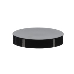 70/400 Black PP Smooth Screw Cap, IHS Lined