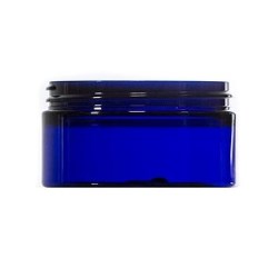 100ml Cobalt Blue PET Straight Sided Jar, 70/400 Neck