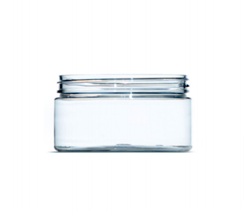 200ml Clear PET Straight Sided Jar, 89/400 Neck