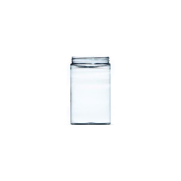 400ml Clear PET Straight Sided Jar, 70/400 Neck